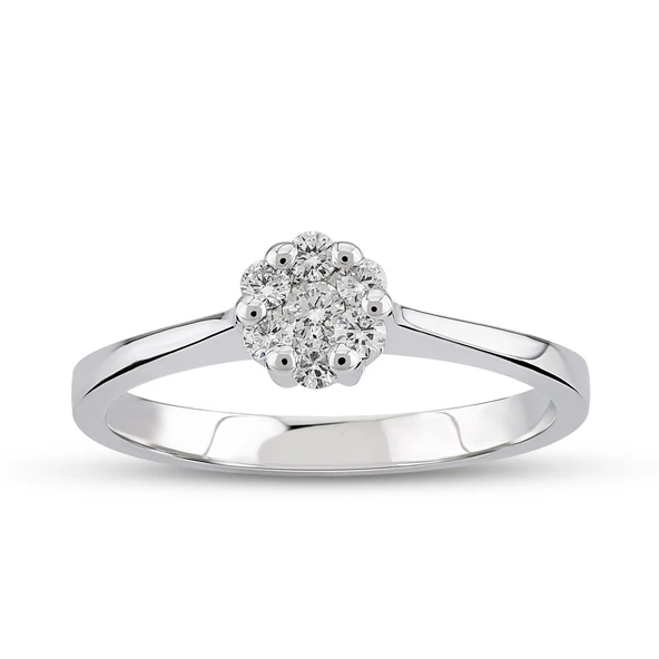 Harem Altın 0.17 Ct Coronet Pırlanta Yüzük CORY20