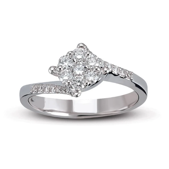 Harem Altın 0.42 Ct Coronet Pırlanta Yüzük CORY8