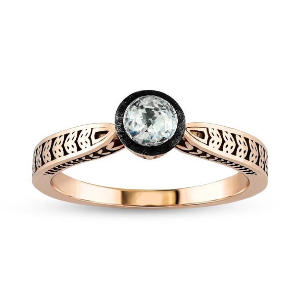 Harem Altın 0.11 Ct Elmas Yüzük EY33