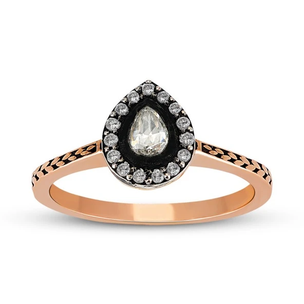 Harem Altın 0.17 Ct Elmas Yüzük EY18