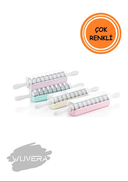 Wuvera 9 Bıçaklı Pratik Merdane – Mantı Kesme Aparatı - 2