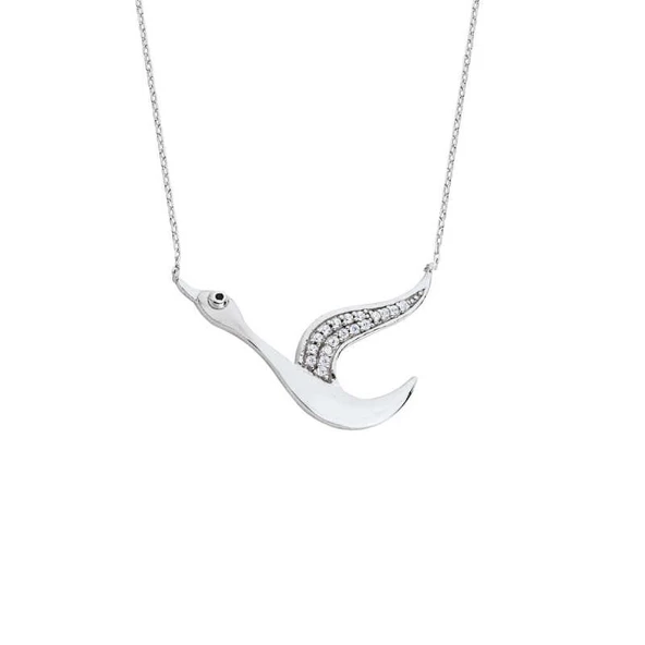 Turna Gümüş Kolye  GMS1389 ürün görseli