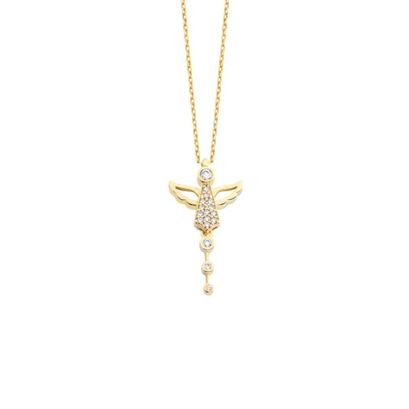 Uçan Melek Gümüş Kolye  GMS1601 ürün görseli