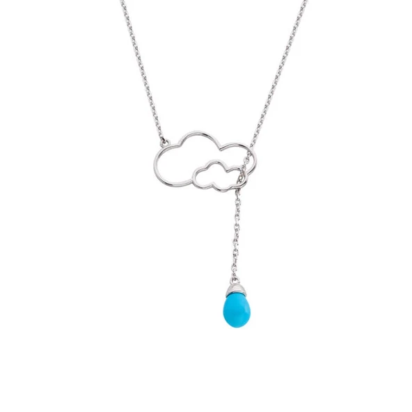 Drop İnci Bulut Gümüş Kolye GMS1355 ürün görseli