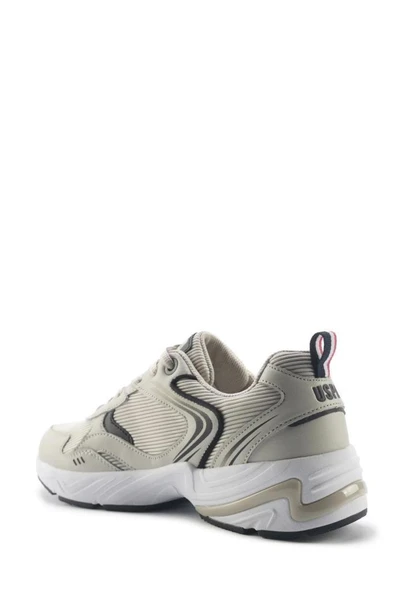 U.S.POLO ASSN ARDEN 5FX BEYAZ KUM COMFORT CASUAL ANATOMİK SPOR AYAKKABI - 5