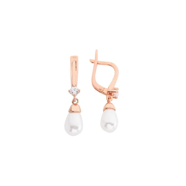 İnci Drop Gümüş Küpe GMS578 ürün görseli