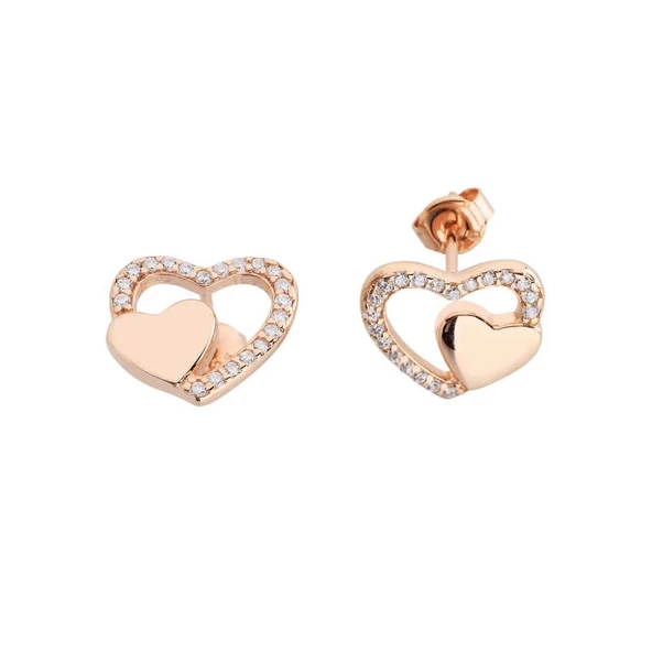 Gümüş Kalp Küpe GMS551 ürün görseli