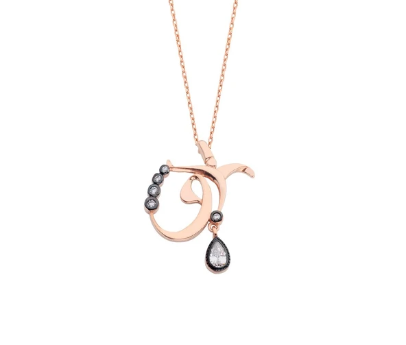 Semazen Vav Gümüş Kolye  GMS434 ürün görseli