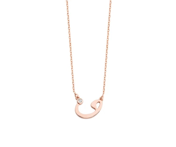 Vav Tektaş Gümüş Kolye  GMS460 ürün görseli