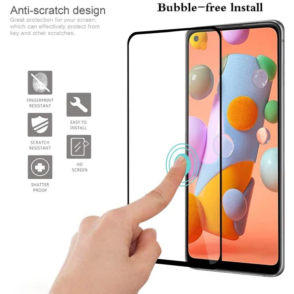Samsung Galaxy A72 5D Seramik Tam Kaplayan Ekran Koruyucu Cam - 2