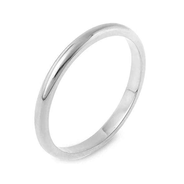 2 mm İnce Klasik Bombeli Alyans KLA9 ürün görseli