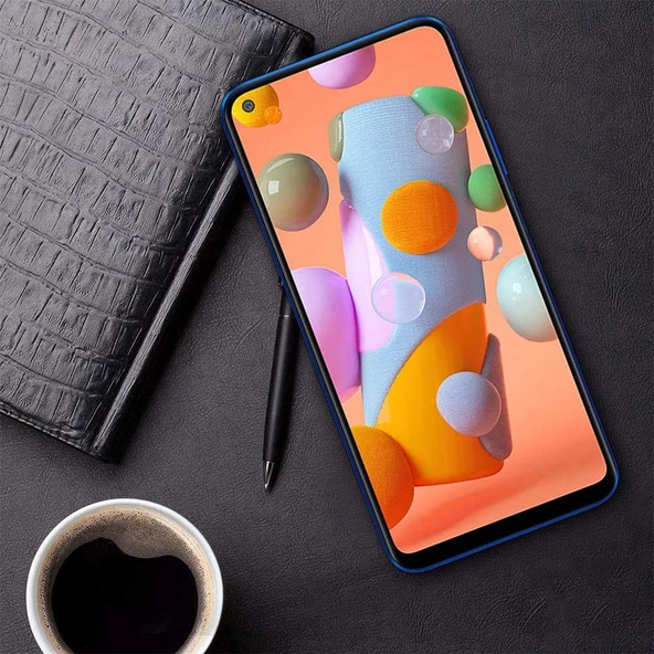 Samsung Galaxy A72 5D Seramik Tam Kaplayan Ekran Koruyucu Cam - 5