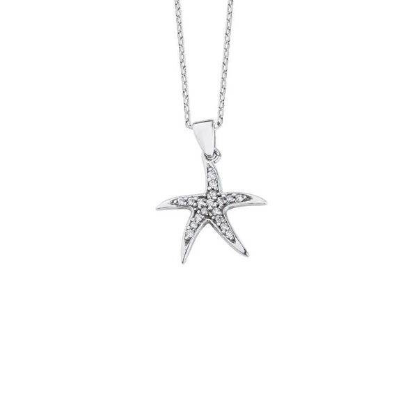 Deniz Yıldızı Gümüş Kolye GMS943 ürün görseli