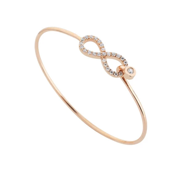 Sonsuzluk Kelepçe Gümüş Bileklik  GMS762 ürün görseli