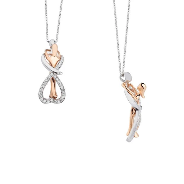 Sonsuz Aşk Dans Sonsuzluk Gümüş Kolye  GMS940 ürün görseli