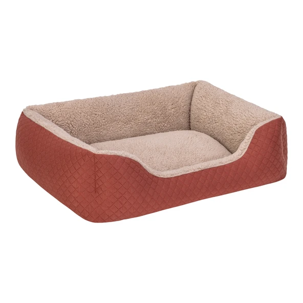 Pet Comfort Bravo Duo  Kedi ve Köpek Yatağı Tarçın/Bej S 55x45cm - Resim 2