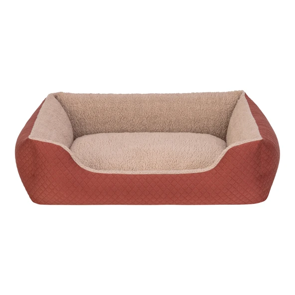 Pet Comfort Bravo Duo  Köpek Yatağı Tarçın/Bej M 75x60cm ürün görseli