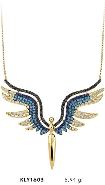 Harem Altın 14 Ayar Altın Renkli Kılıç Kolye KLY1603 ürün görseli 1