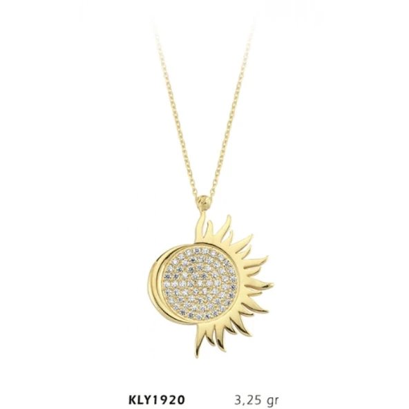 Harem Altın 14 Ayar Altın Güneş Kolye KLY1920