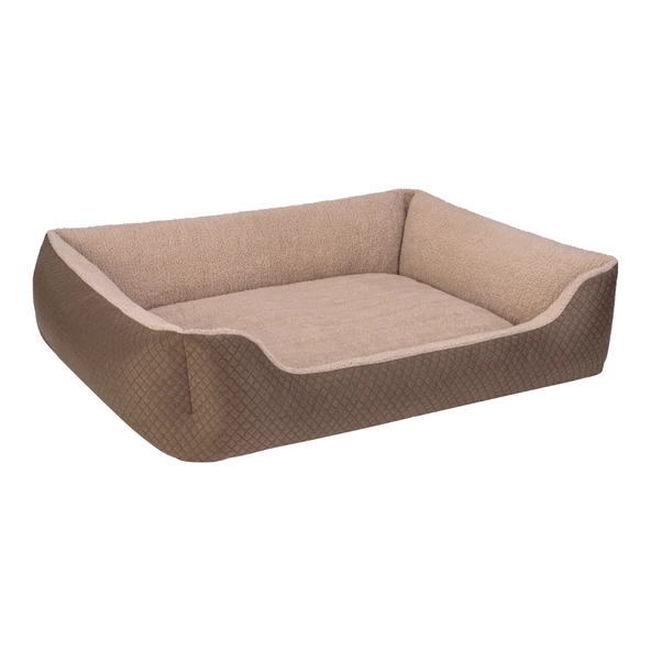 Pet Comfort Bravo Duo  Köpek Yatağı Kahverengi/Bej XL 105x80cm - Resim 2