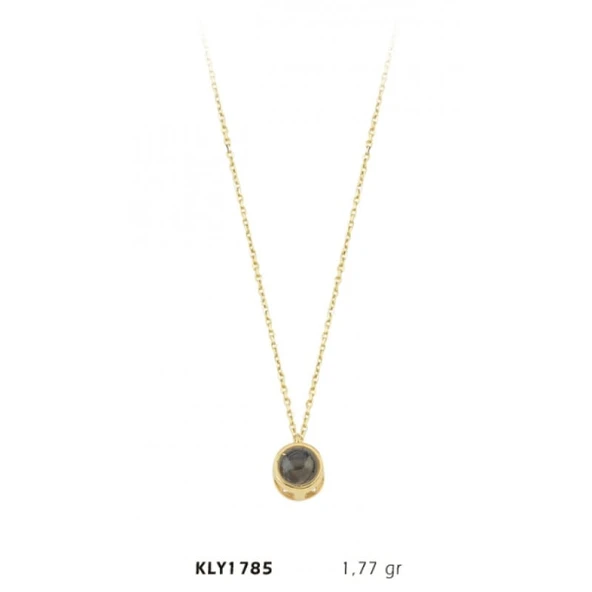 Harem Altın 14 Ayar Altın Boncuk Kolye KLY1785