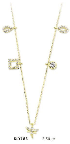 14 Ayar Altın Şans Kolyesi KLY183 ürün görseli