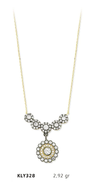 Harem Altın 14 Ayar Altın Kolye KLY328 ürün görseli 1