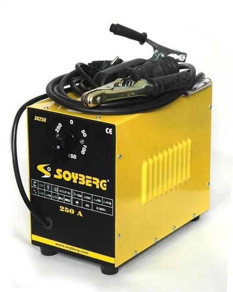 Soyberg KOD 250 P 250 A 5 Kademeli Profesyonel Tip Cam Elyaf Sargılı Kaynak Makinesi ürün görseli 1