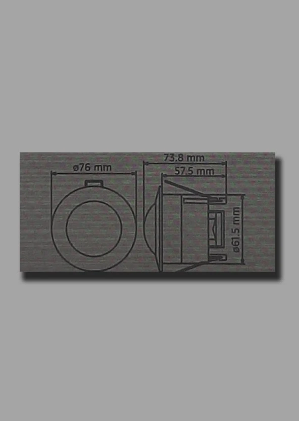 Cata CT- 9242 Sıva Altı Hareket Sensörü - Resim 8