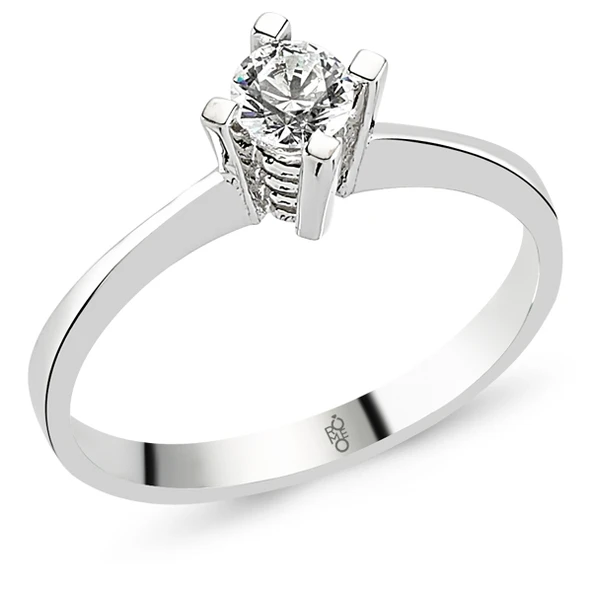 Harem Altın 0.40 Ct Tektaş Pırlanta Yüzük  RMY515