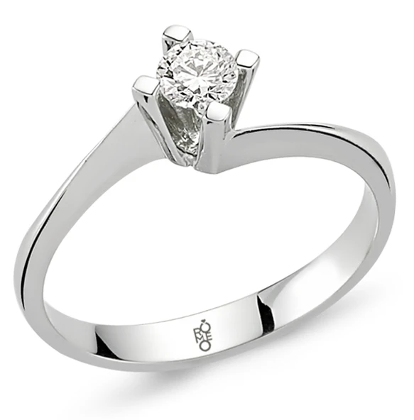 Harem Altın Romeo Pırlanta 0.22 Ct Tektaş Yüzük RM20030