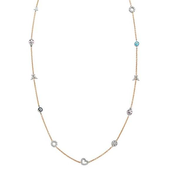 18 Ayar Altın Pırlanta Kolye RMK1011 ürün görseli