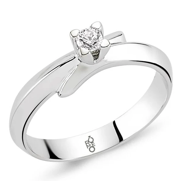 Harem Altın Romeo Pırlanta 0.25 Ct Tektaş Yüzük RM25065