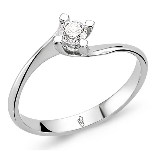 Harem Altın Romeo Pırlanta 0.17 Ct Tektaş Yüzük RMY306