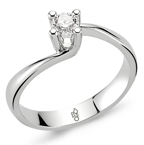 Romeo Pırlanta 0.25 Ct Tektaş Yüzük RM25046 ürün görseli
