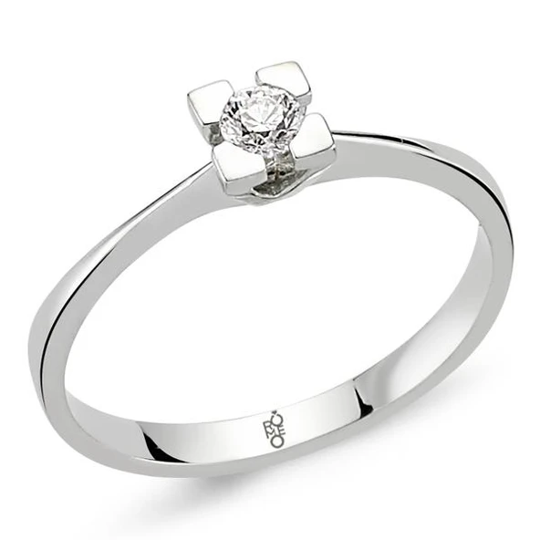 Harem Altın Romeo Pırlanta 0.22 Ct Tektaş Yüzük RM20042