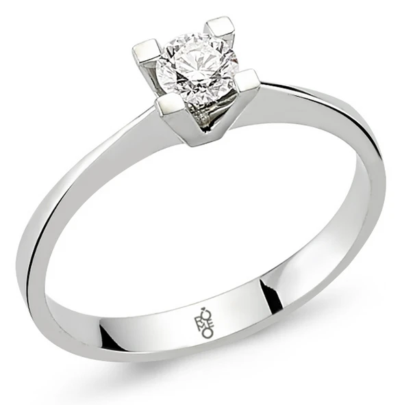 Romeo Pırlanta 0.22 Ct Tektaş Yüzük RM20062