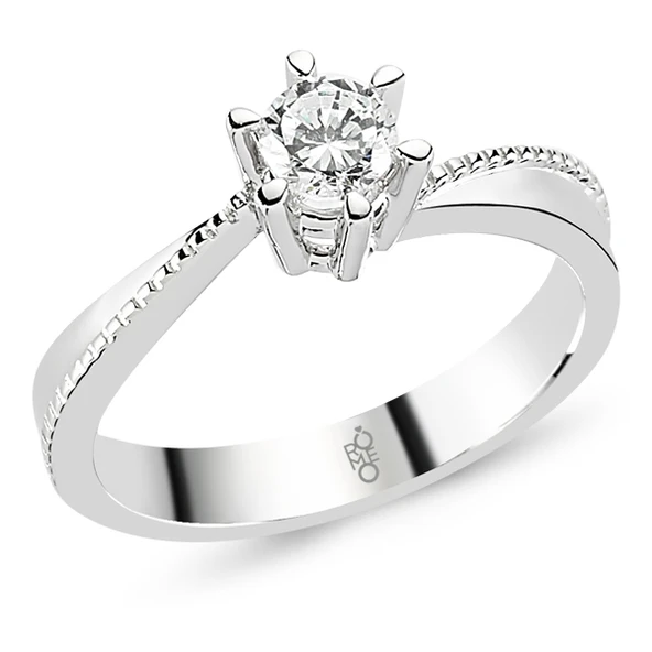 Harem Altın 0.50 Ct Tektaş Pırlanta Yüzük  RMY508