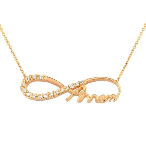 Pırlanta Annem Kolyesi RM102 ürün görseli