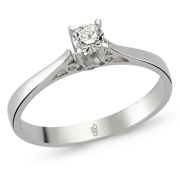 Romeo Pırlanta 0.19 Ct Tektaş Yüzük RMY303