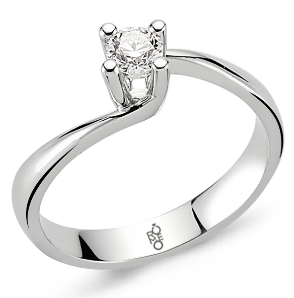 Romeo Pırlanta 0.26 Ct Tektaş Yüzük RM10021