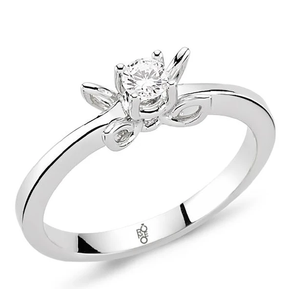 Harem Altın Romeo Pırlanta 0.18 Ct Tektaş Yüzük RM-10031