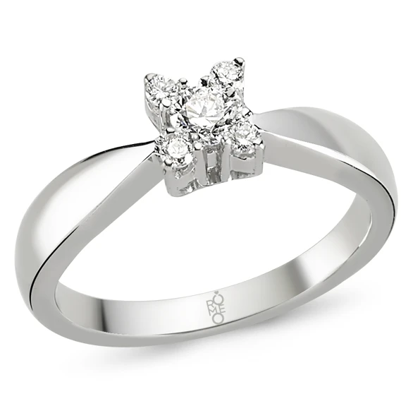 Romeo Pırlanta 0.20 Ct Tektaş Yüzük RM8004