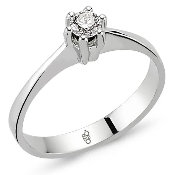 Romeo Pırlanta 0.15 Ct Tektaş Yüzük RM-10018