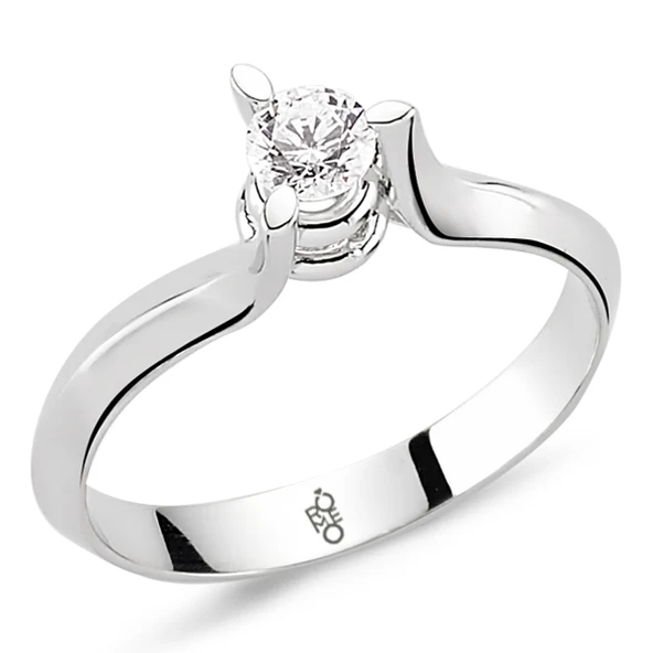 Harem Altın 0.40 Ct Tektaş Pırlanta Yüzük  RM30076