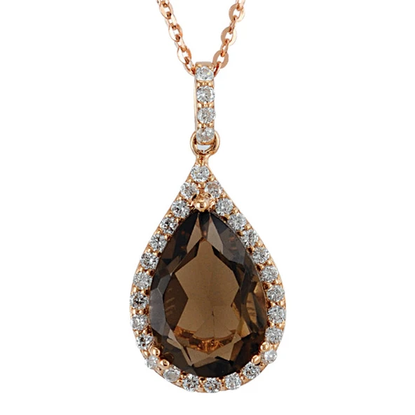 Harem Altın 1.90 Ct Pırlanta Renkli Taşlı Kolye RTKL4