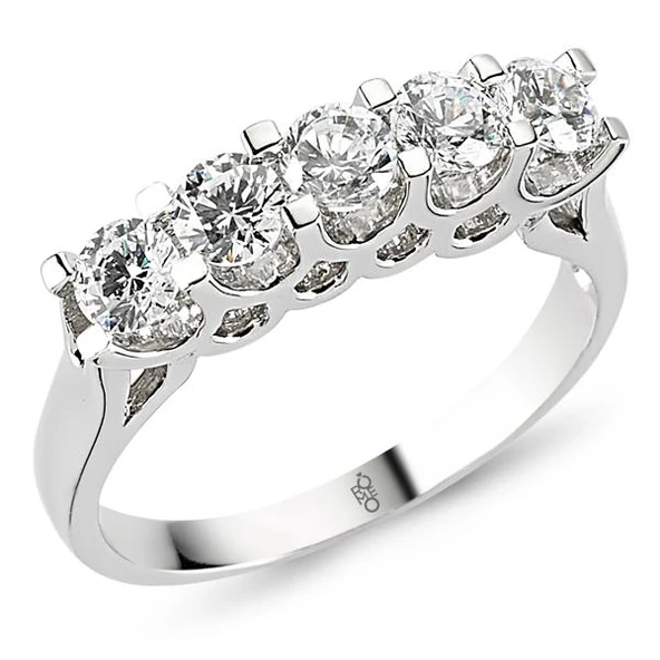 18 Ayar Altın Pırlanta 0.90 Ct Beştaş Yüzük RMY510