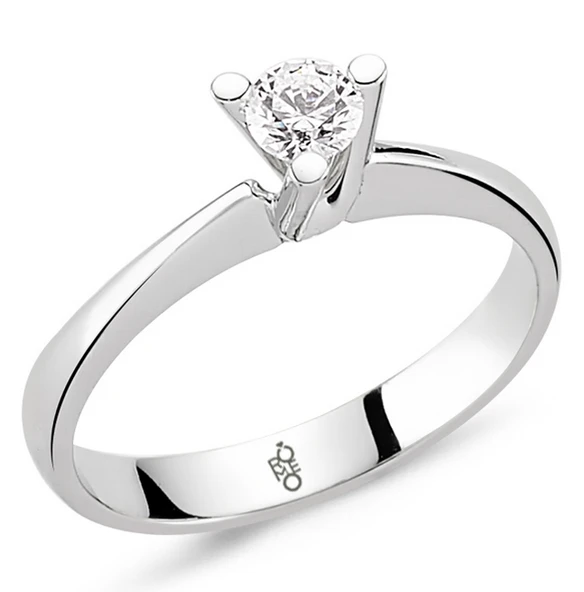 Harem Altın Romeo Pırlanta 0.23 Ct Tektaş Yüzük RM20060