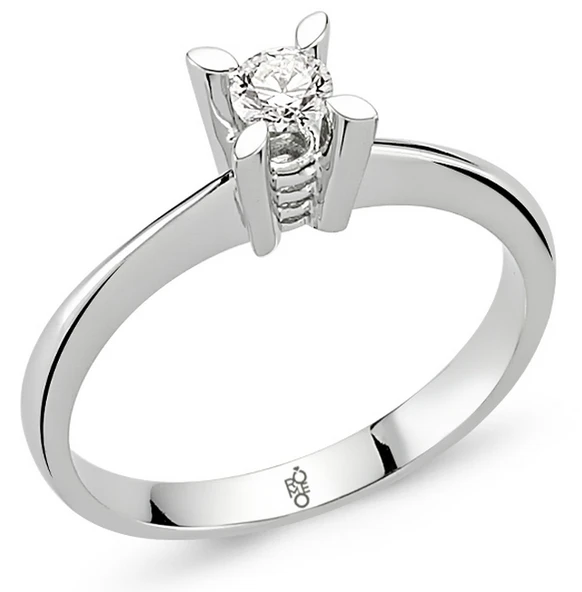 Romeo Pırlanta 0.18 Ct Tektaş Yüzük RM-10009