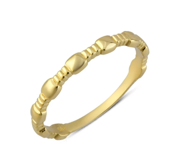 14 Ayar Altın Piramit Yüzük YZK217 ürün görseli